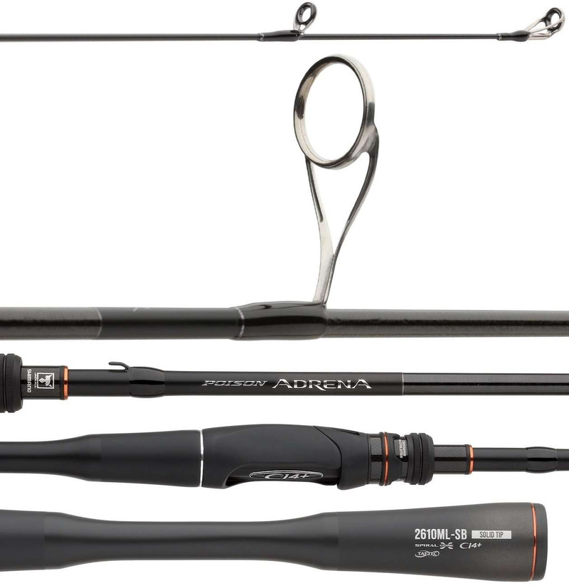 Shimano PAD2610MPSB Poison Adrena B Spinning Rod - Your fishing tackle ...